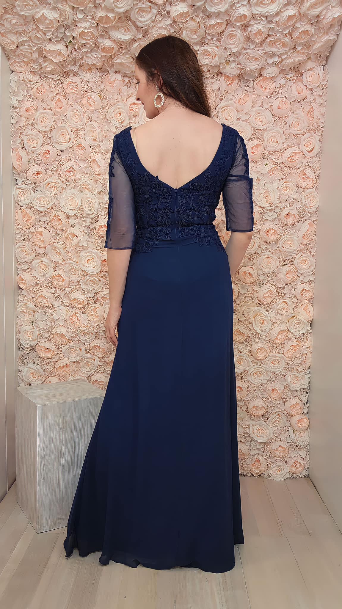Belinda Dress - Navy