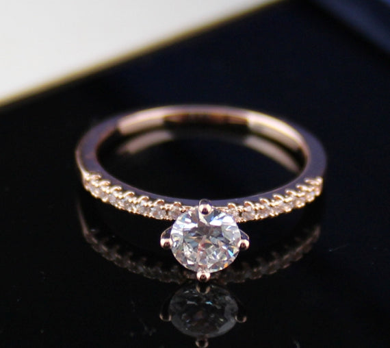 JR2011 - Rose gold ring