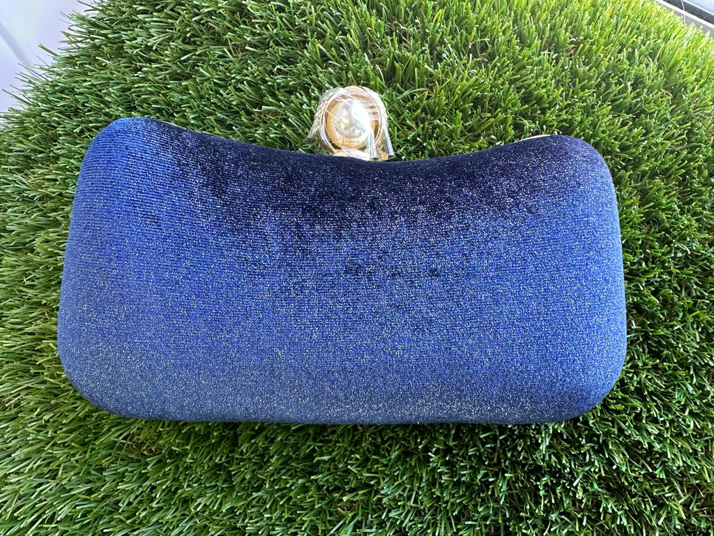 Dark blue clutch