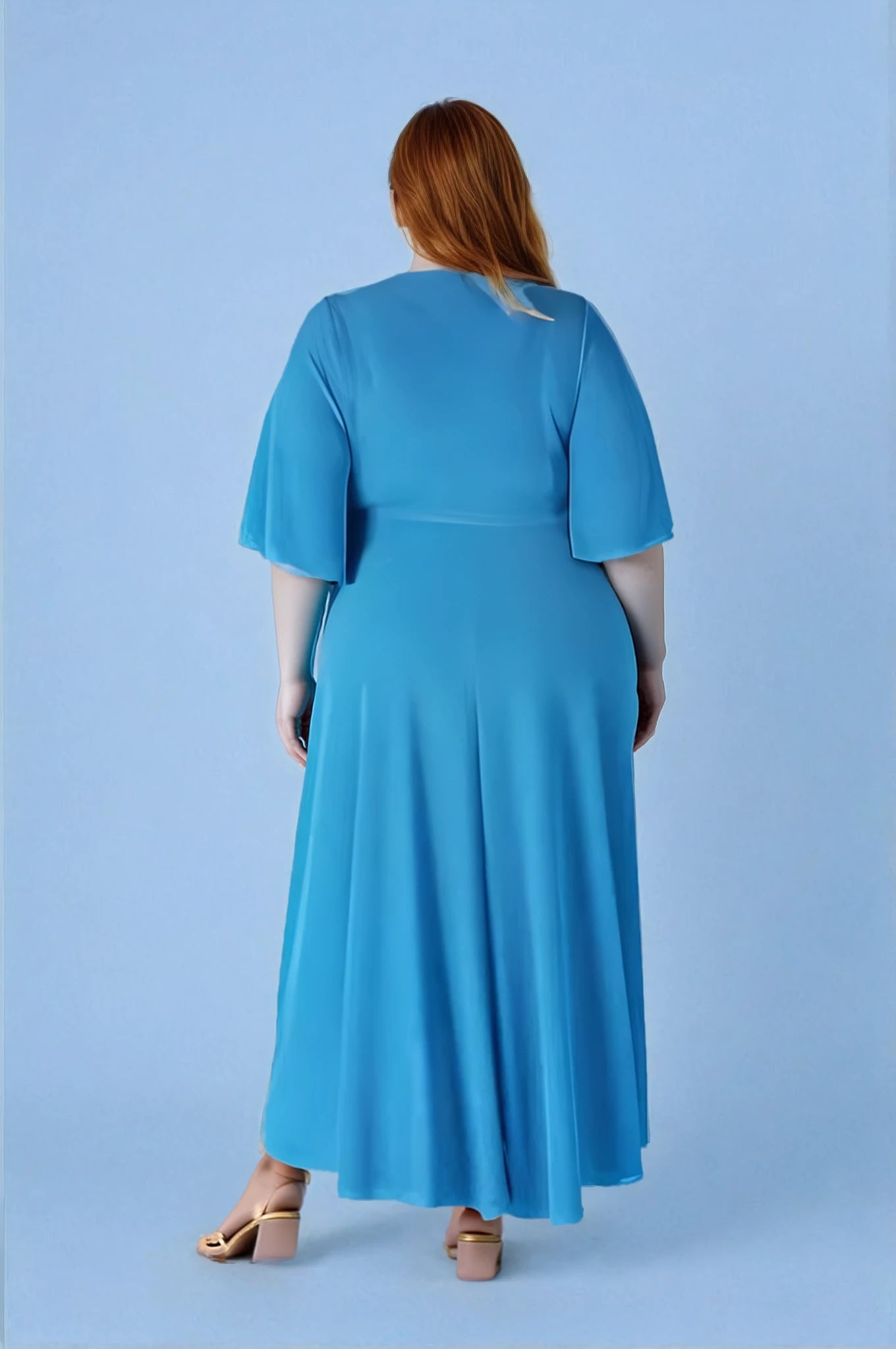 Shelly Dress - Aqua