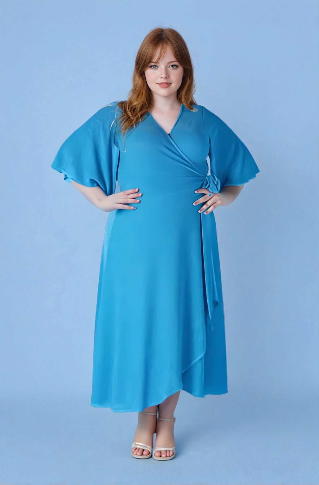 Shelly Dress - Aqua