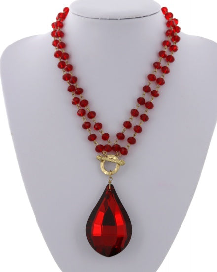Red Chrystal Necklace