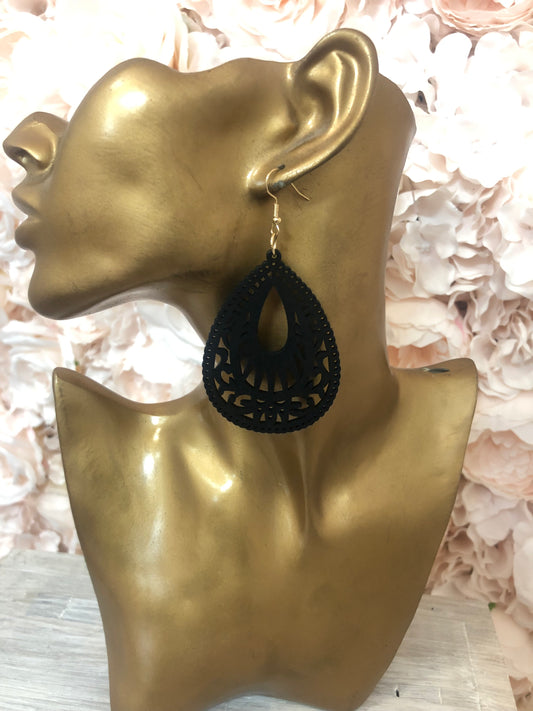 Light Weight Timber earrings - Style 3