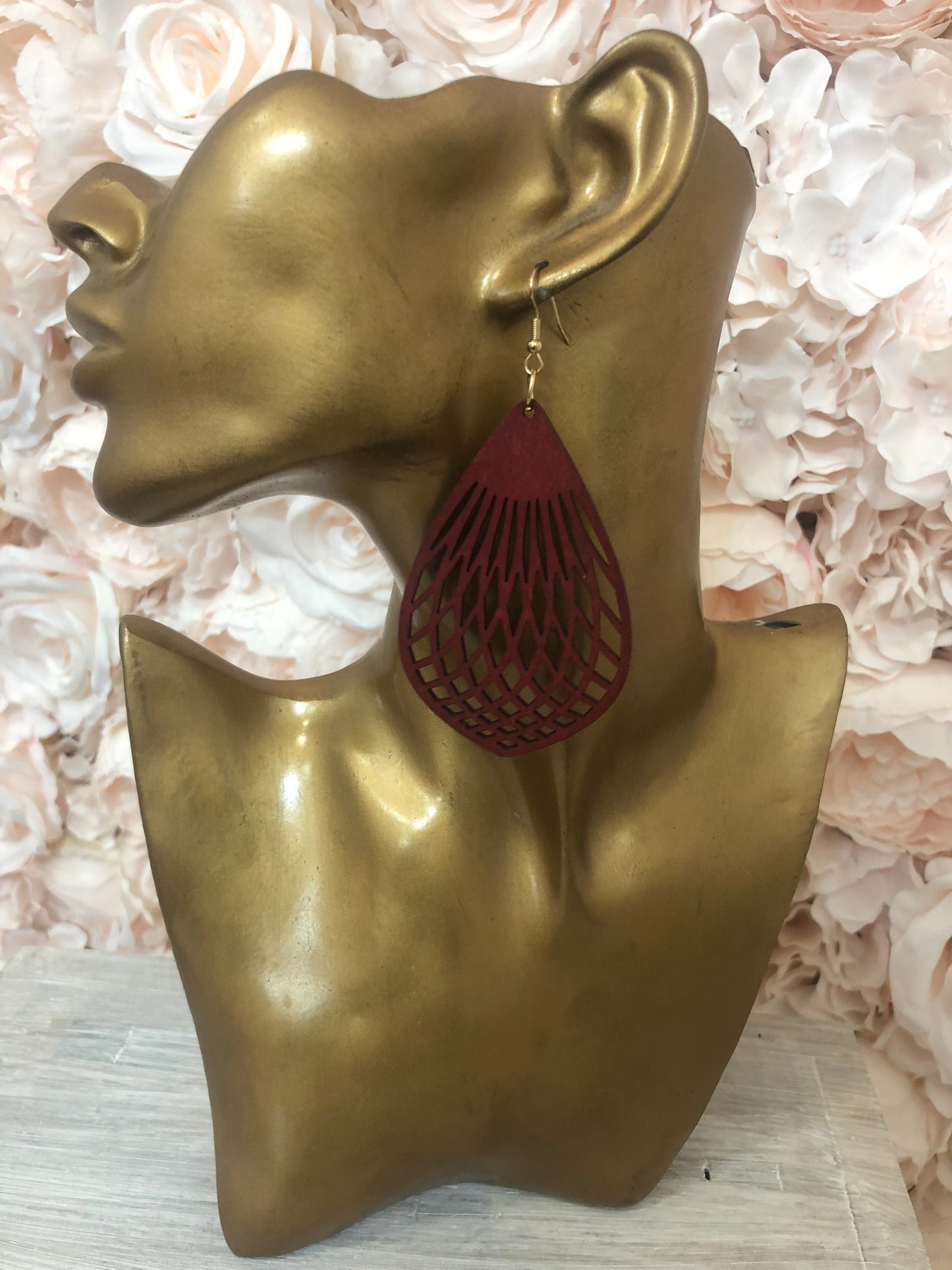Light Weight Timber earrings - Style 4