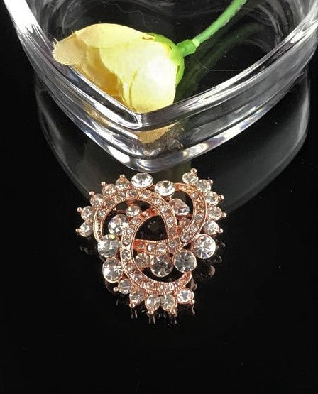 Rose Gold Brooch