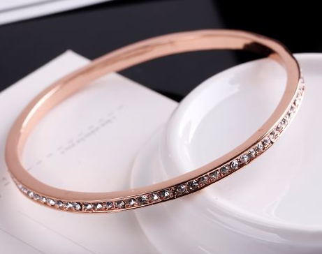 Rose gold bangle - S4BG0304