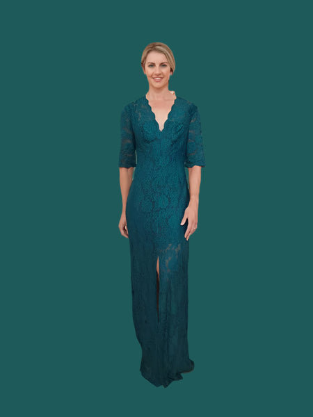 Roxanne Lace Gown - Green