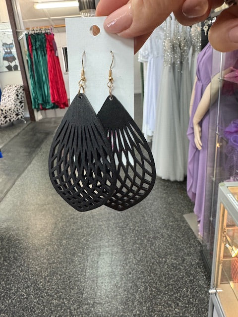 Light Weight Timber earrings - Style 6