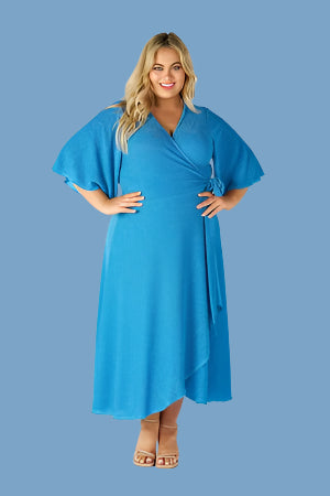 Shelly Dress - Aqua