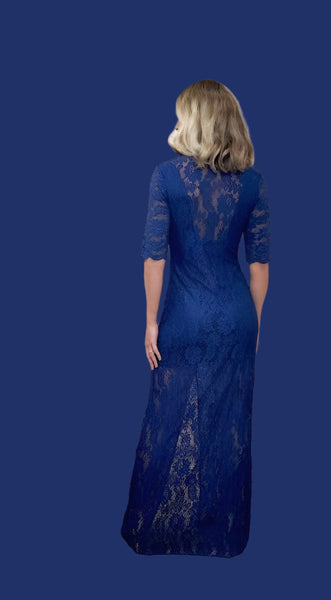 Roxanne Lace Gown -Blue