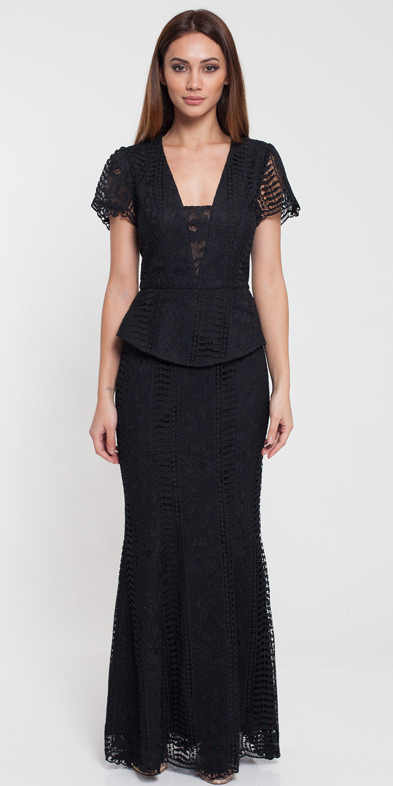 Ellie Lace Maxi (black)