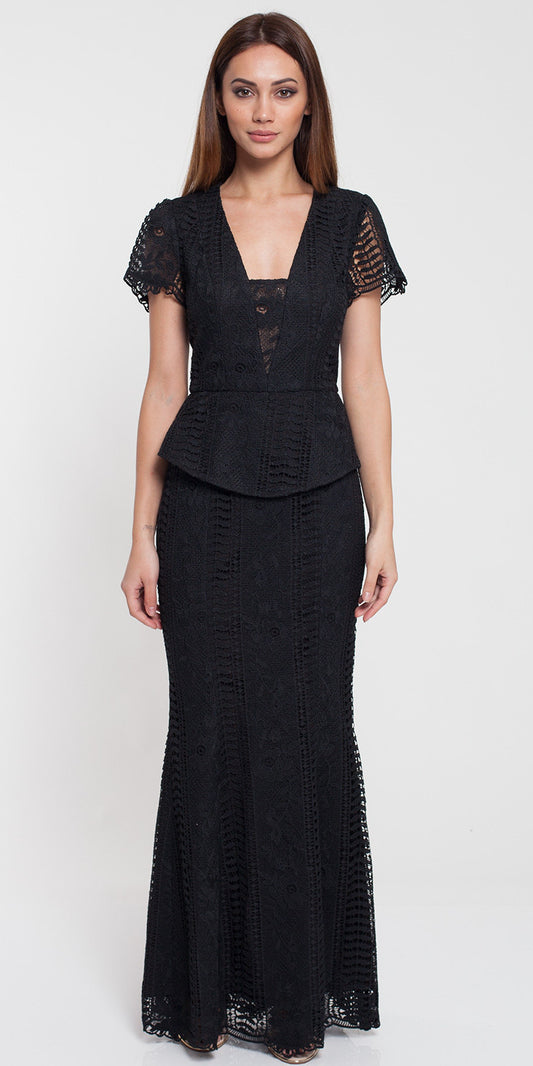 Ellie Lace Maxi (black)