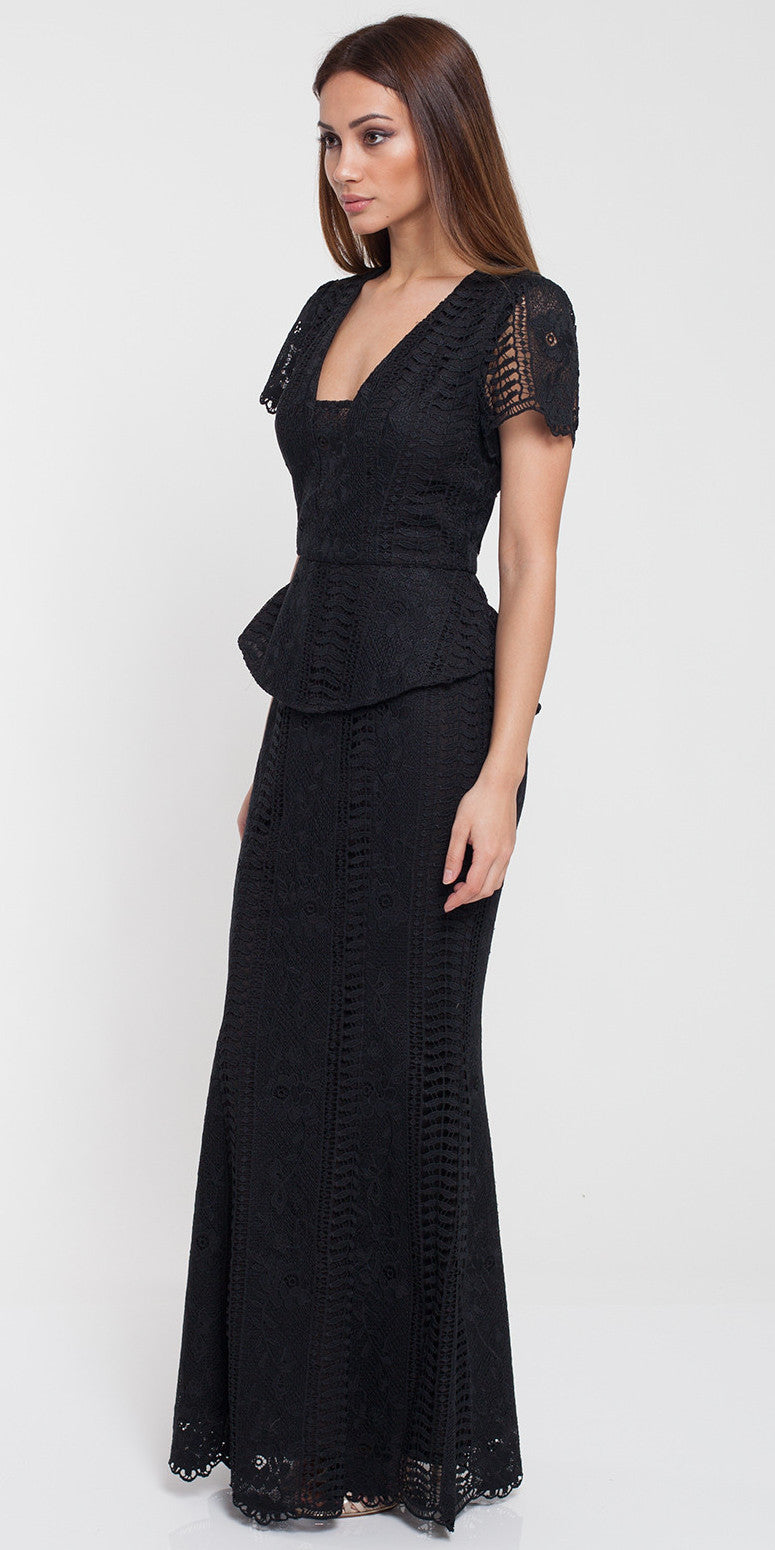 Ellie Lace Maxi (black)