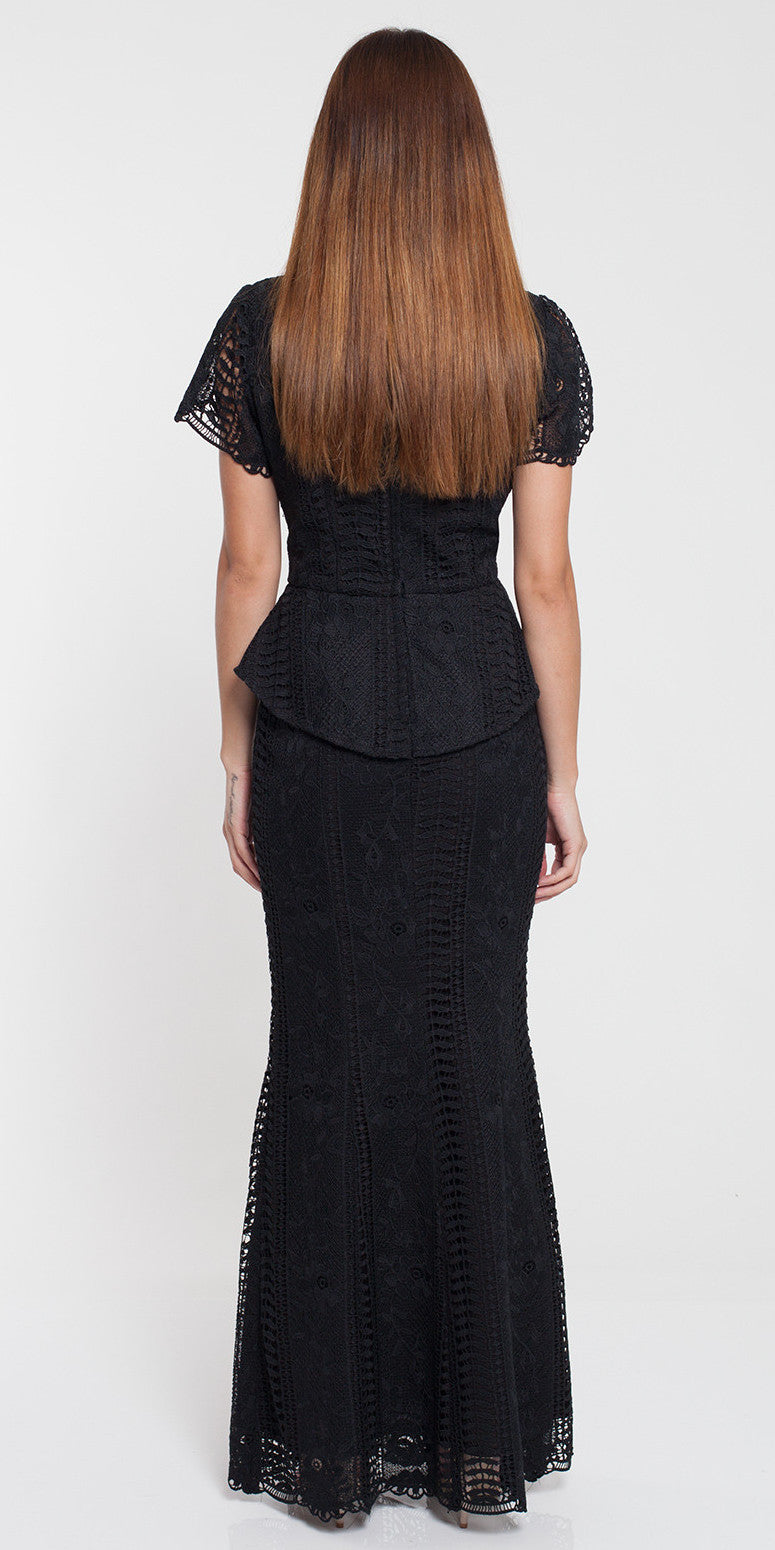 Ellie Lace Maxi (black)