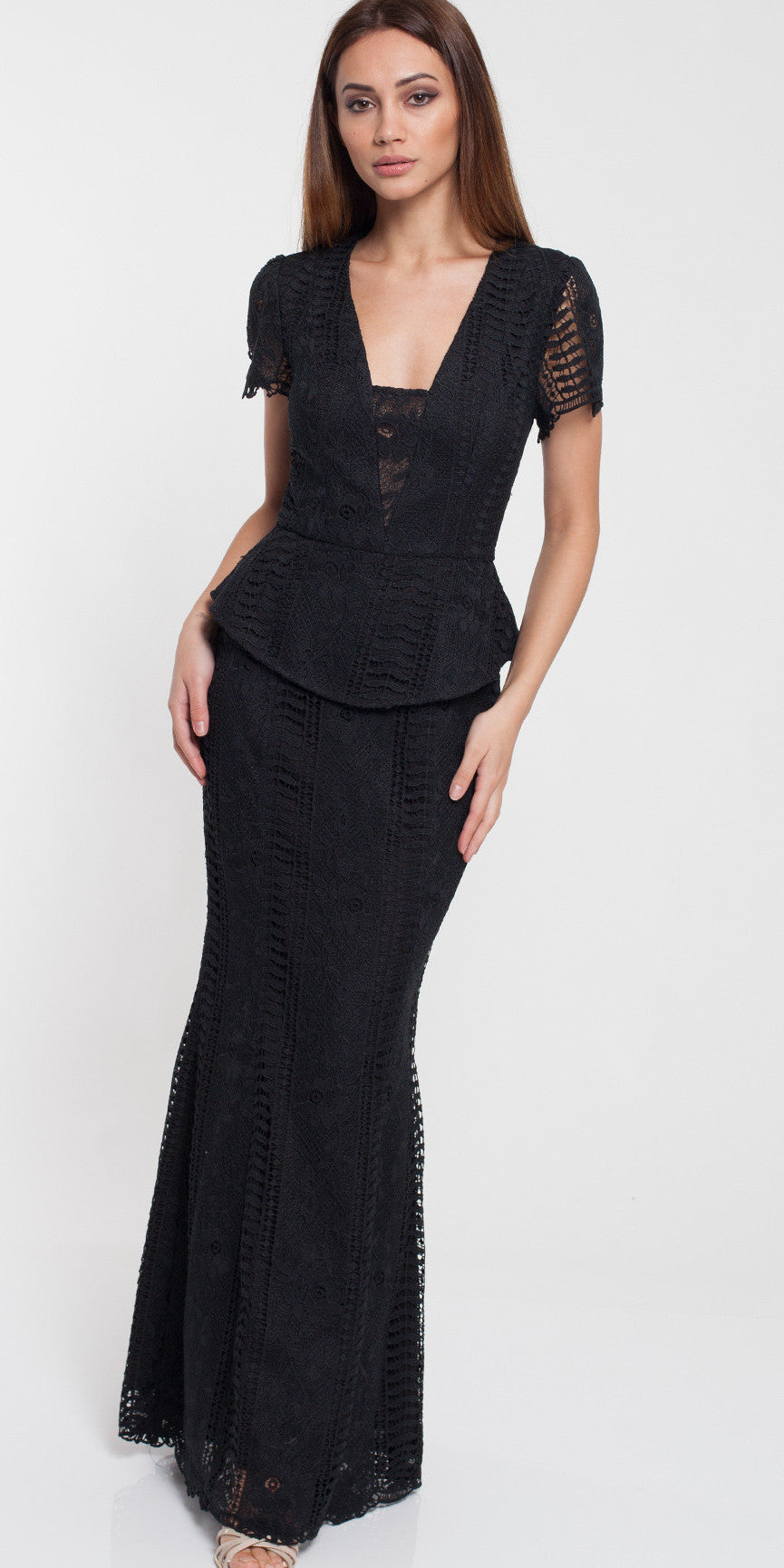 Ellie Lace Maxi (black)