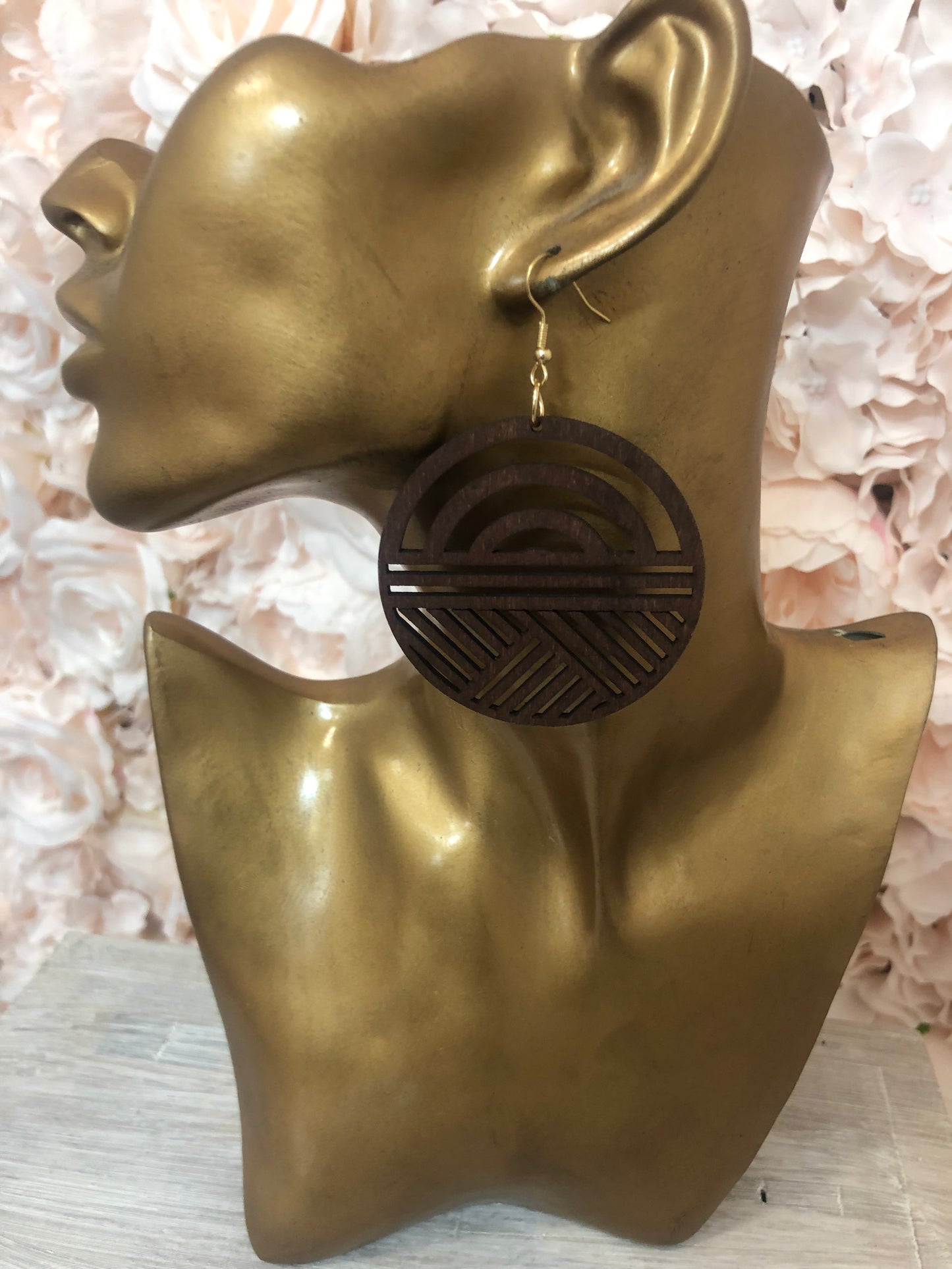 Light Weight Timber earrings - Style 6