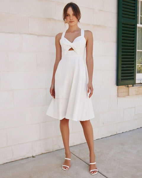Amira Dress - White