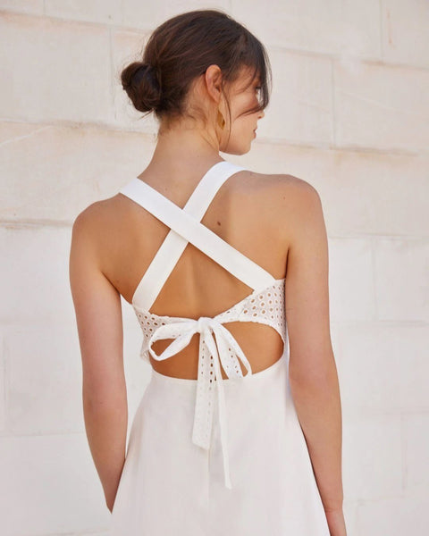 Amira Dress - White