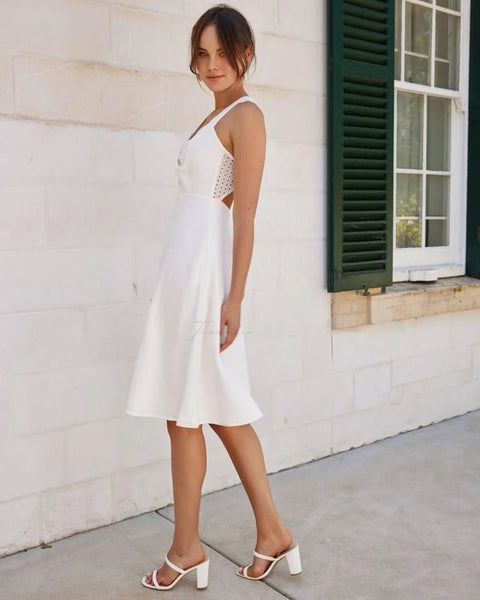 Amira Dress - White