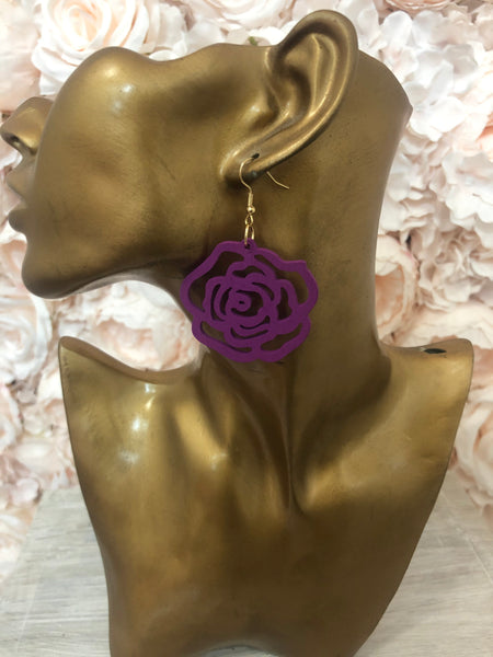 Light Weight Timber Earrings - Style 1