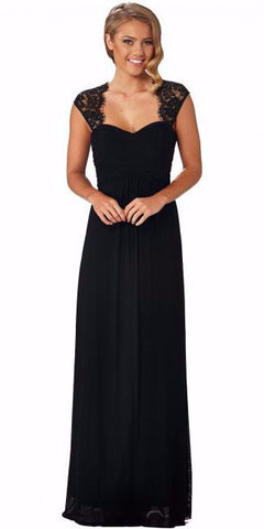 Monet Bridesmaid Gown (black)