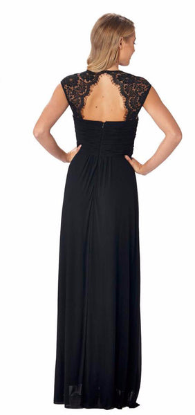 Monet Bridesmaid Gown (black)